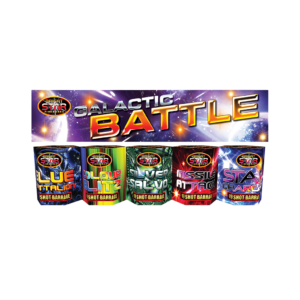 Galactic Battle fireworks cake pack by Bright Star Fireworks