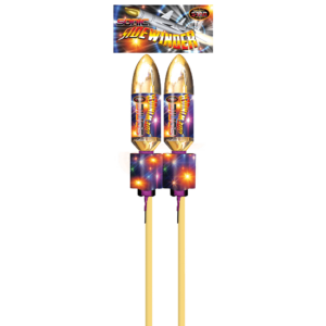 Sonic Sidewinder rocket fireworks by Bright Star fireworks