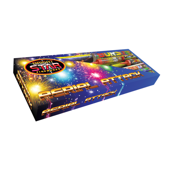 Aerial Attack selection box of fireworks by Bright Star