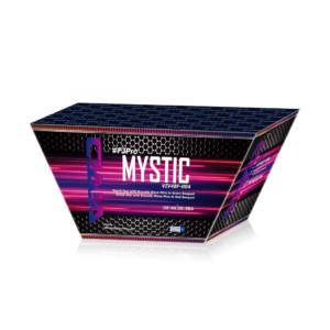 Mystic fanned cake by Vivid Pyrotechnics