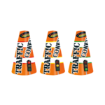 Traffic cone fountains by Black Cat fireworks