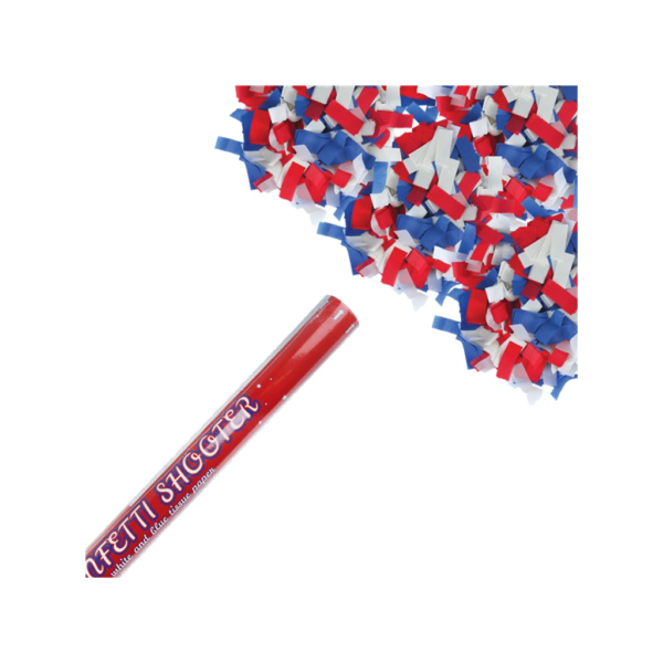 Union Jack confetti cannon