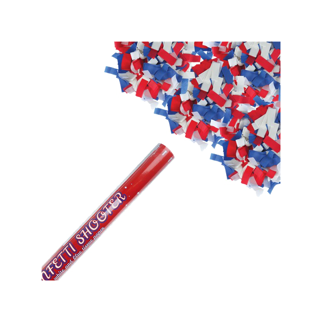 Boom! Union Jack confetti cannon 50cm lovefireworks.co.uk