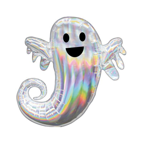 Iridescent ghost balloon