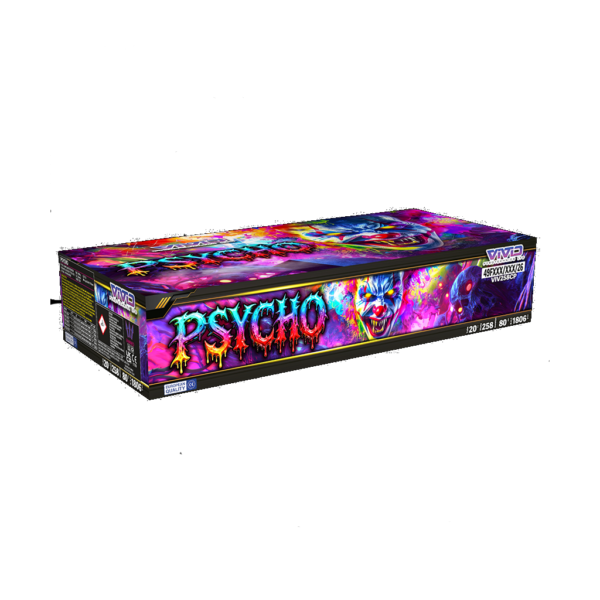 Vivid - Psycho Psycho cake fireworks by Vivid Pyrotechnics