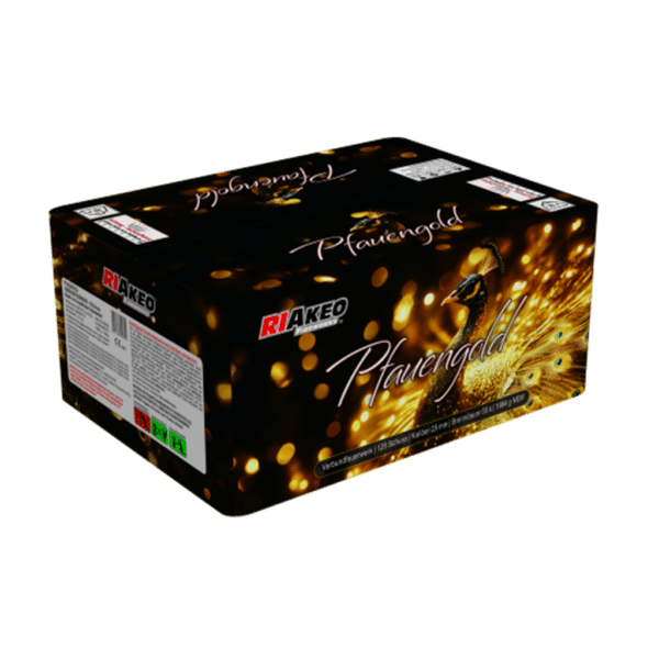 Pfauengold firework barrage by Riakeo Fireworks